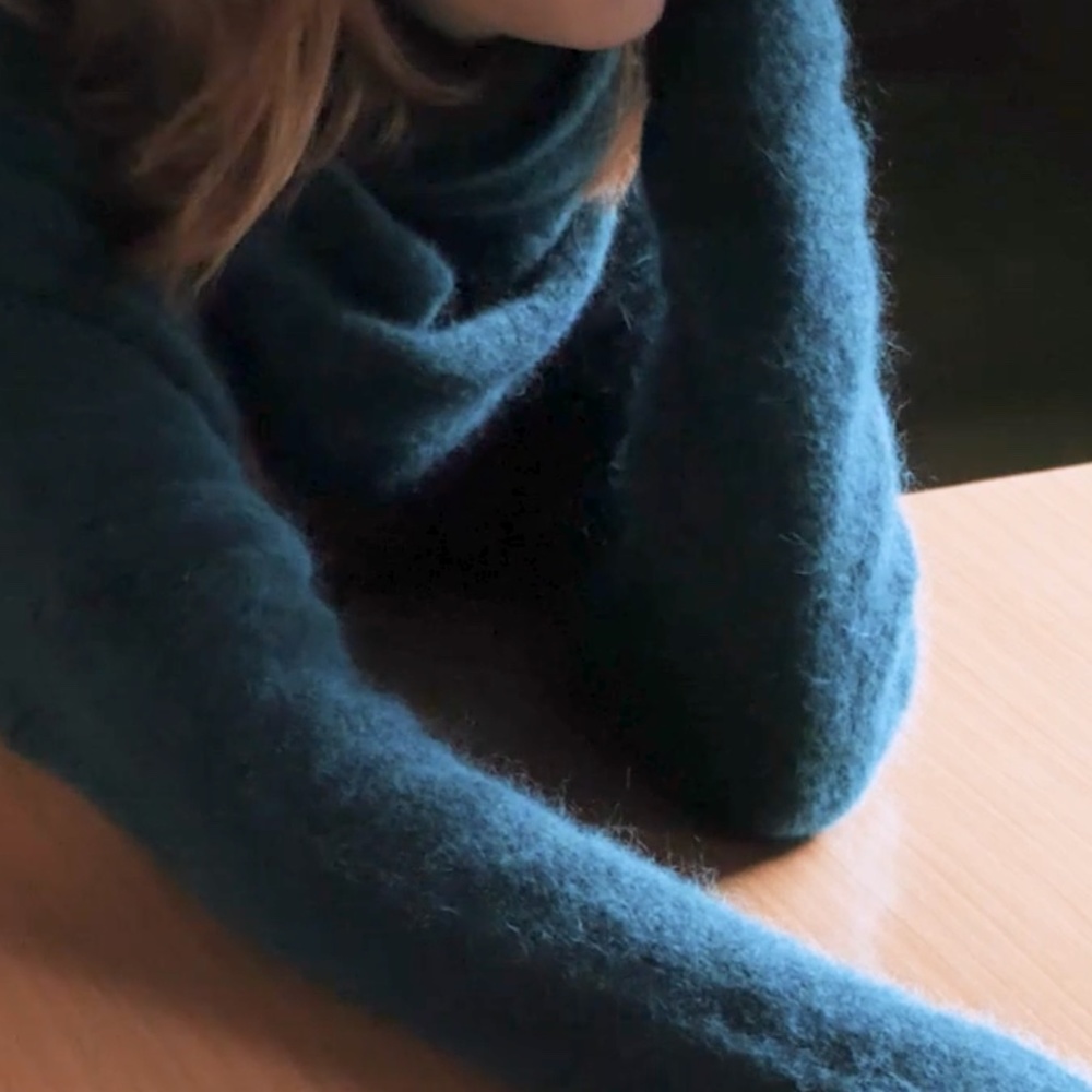 TANDEM Teal Sweater